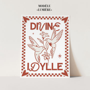 AFFICHES ILLUSTRATION "LUMIÈRE & OMBRE" - COLLABORATION ARTISTIQUE