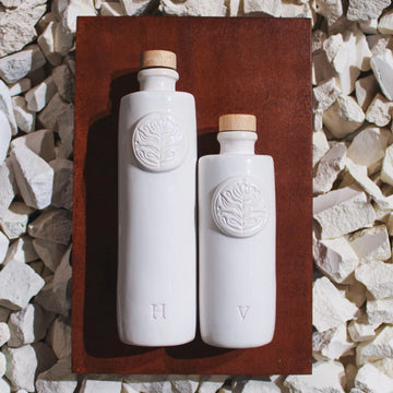 ESSENCIA & ELIXIA - DUO BOUTEILLES HUILE D'OLIVE & VINAIGRE